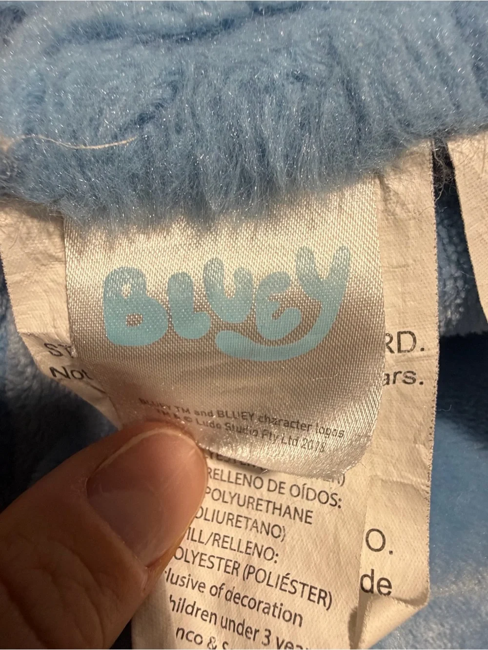 Bluey Plush Hooded Blanket with Cartoon Ears